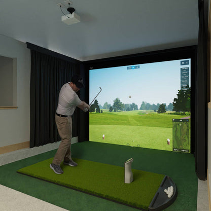 Carl’s Place DIY Golf Simulator Enclosure Kit with Impact Screen