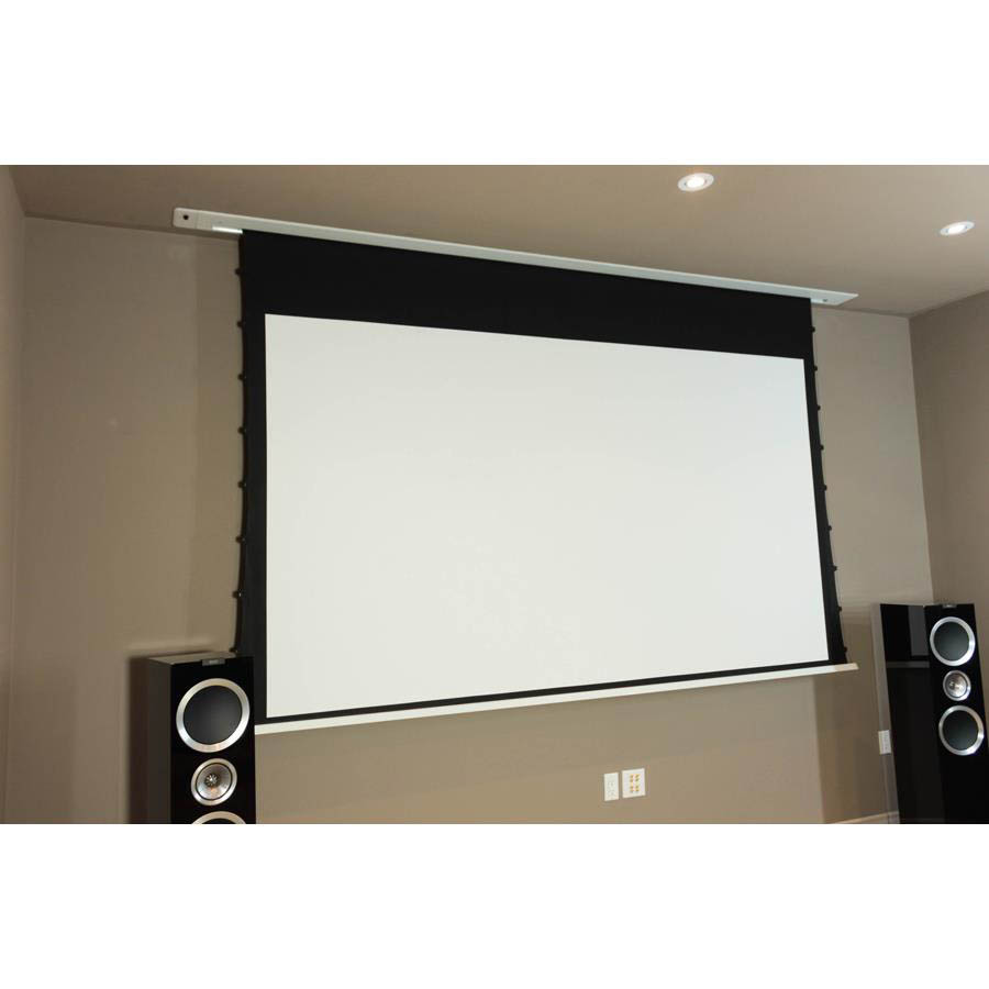EluneVision 150" Reference Studio 4K+ Tab-Tensioned In-Ceiling Projector Screen